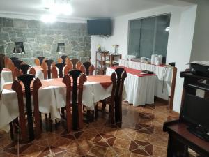 Restaurace v ubytování Viandina Machupicchu
