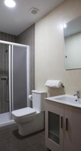 Kylpyhuone majoituspaikassa Camino de Finisterre