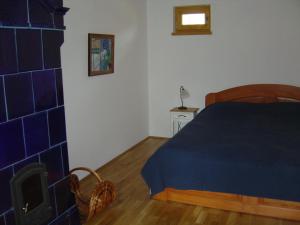 מיטה או מיטות בחדר ב-Ferien im Naturschutzgebiet