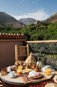 Morgenmad for gæster der bor på Dar Imlil