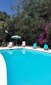 The swimming pool at or close to Finca Batan