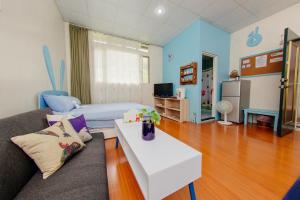 Ruang duduk di Lowkey B&B 低調民宿