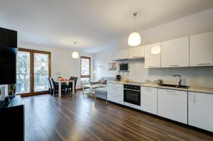 Virtuvė arba virtuvėlė apgyvendinimo įstaigoje Dom & House - Apartamenty Aquarius