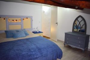 Postel nebo postele na pokoji v ubytování Alma Mudéjar Casa Rural