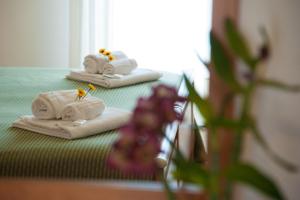 Posteľ alebo postele v izbe v ubytovaní Le Giare B&B