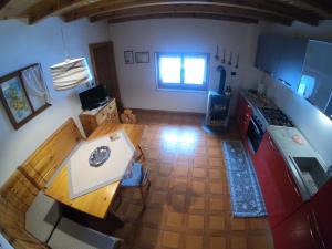 Posezení v ubytování Casa Aurora -Altopiano di Pinè
