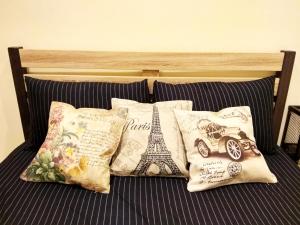 Postel nebo postele na pokoji v ubytování Tehel Farmhouse