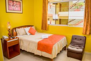 Hotel Ventura Isabel客房内的一张或多张床位