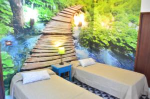 Postel nebo postele na pokoji v ubytování Residencia Santiago Mallorca