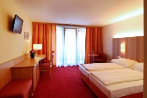 Hotel Haberl - Attersee客房内的一张或多张床位