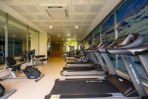 Fitness centrum a/nebo fitness zařízení v ubytování Ataol Can Termal & Spa