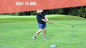 Golf v prázdninového domu nebo okolí