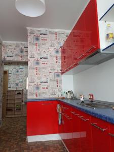 A kitchen or kitchenette at Hostel 888 У Вокзала