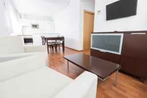 Kuchyň nebo kuchyňský kout v ubytování Domocenter Apartamentos Turísticos
