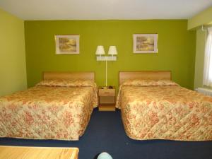 Postel nebo postele na pokoji v ubytování Pine Ridge Motel