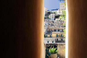 A general view of Modica or a view of the city taken from the holiday home