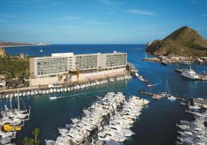 Un puerto deportivo con muchos barcos en el agua en Breathless Cabo San Lucas - Adults Only, en Cabo San Lucas