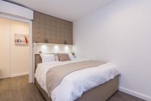 Posteľ alebo postele v izbe v ubytovaní Luxury Apartment Kortina