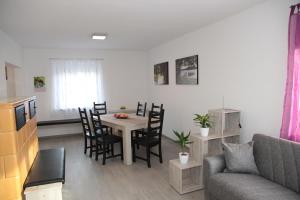 Posezení v ubytování Ferienhaus Oberlausitz