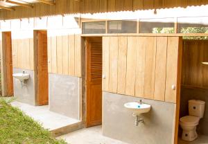 Et badeværelse på La Ceiba, Amazonas