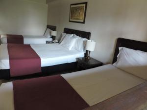 Cama o camas de una habitación en Hotel Acuarela