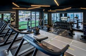 The fitness centre and/or fitness facilities at Somerset Maslak Istanbul