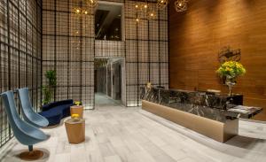 A seating area at Somerset Maslak Istanbul