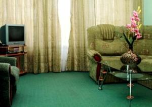 TV a/nebo společenská místnost v ubytování Edem Hotel