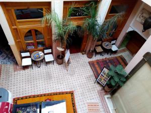 A seating area at Riad Jenan Adam