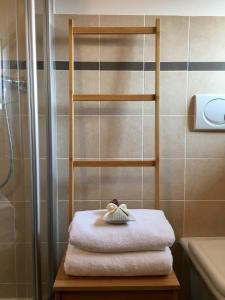 Koupelna v ubytování Agriturismo Lemire