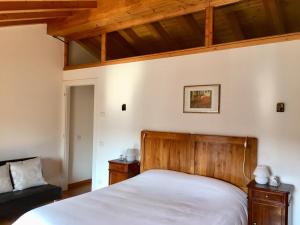 Postel nebo postele na pokoji v ubytování Agriturismo Lemire