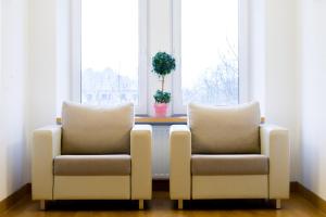 Posezení v ubytování Hotel-Résidence Am Klouschter