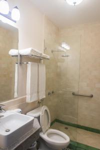 Bilik mandi di Hotel Presidente Las Tablas