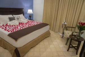 Katil atau katil-katil dalam bilik di Hotel Presidente Las Tablas