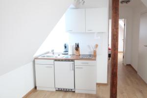 Küche/Küchenzeile in der Unterkunft Schwaben Apartment