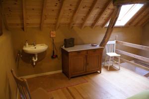 Koupelna v ubytování B&B De Metstermolen + 36 fotografií