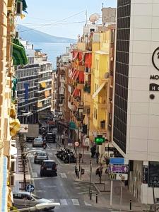 Nespecifikovaný výhled na destinaci Benidorm nebo výhled na město při pohledu z apartmánu
