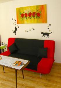 Ein Sitzbereich in der Unterkunft Apartmán Marie