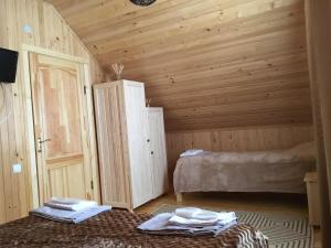 Postel nebo postele na pokoji v ubytování Cottage Marko