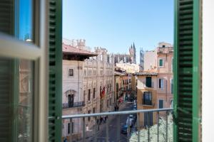 Nespecifikovaný výhled na destinaci Palma de Mallorca nebo výhled na město při pohledu z hotelu