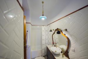Koupelna v ubytování Aminta Home