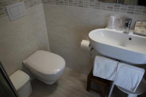 Koupelna v ubytování Hotel Margherita Meublè