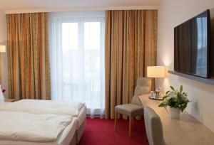 Postel nebo postele na pokoji v ubytování Hotel 3 Linden