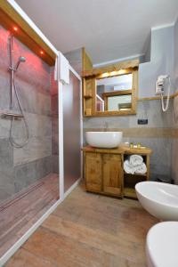 Koupelna v ubytování Mollino Rooms