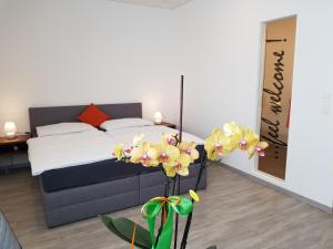 Postel nebo postele na pokoji v ubytování Nemetz-Motel