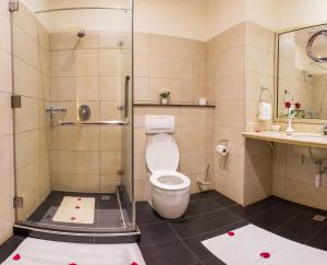 Koupelna v ubytování Alba Hotel Meru