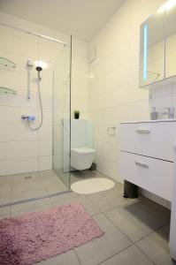 A bathroom at Victus Apartamenty, Apartament Cadena 3