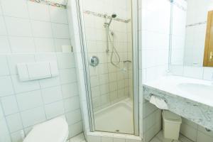 Koupelna v ubytování Gasthof zum Hirschen