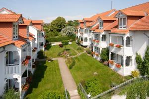 arial view of a row of houses at Apartmenthaus Binzer Sterne Haus 1 in Binz