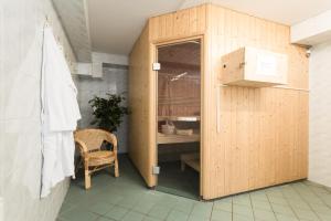 Kuchyň nebo kuchyňský kout v ubytování Apartmenthaus Binzer Sterne Haus 1
